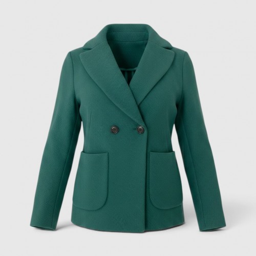 Γυναικείο Πράσινο Σταυρωτό Blazer / Pre-Owned